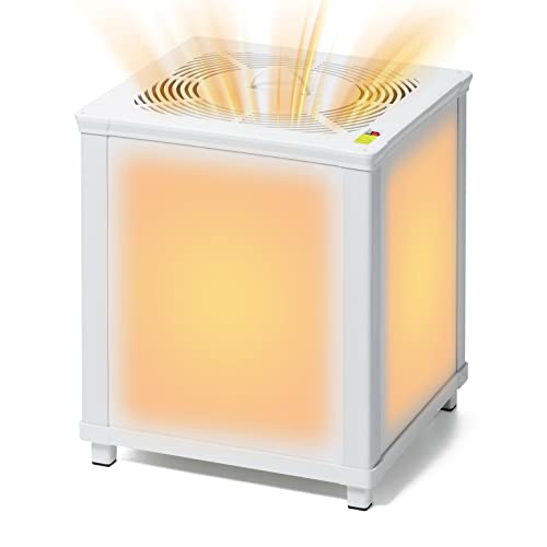 Heizung Infrarot, Briidea Infrarotheizung Elektroheizung 400 Watt, kleine Gewächshausheizung für den Betrieb im Heim, Büro, Yoga, Meditation, Tierpension Cover