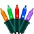 YULETIME Multicolor LED Christmas Lights with Green Wire, 66 Feet 200 Count UL Certified Commercial Grade LED Holiday String Light Set (Multicolor - Green Wire)