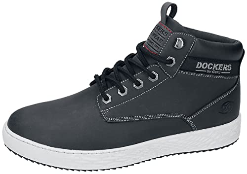 Dockers by Gerli Herren 45FZ001 Mode-Stiefel, schwarz, 42 EU