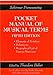 Schirmer Pronouncing Pocket Manual of Musical Terms