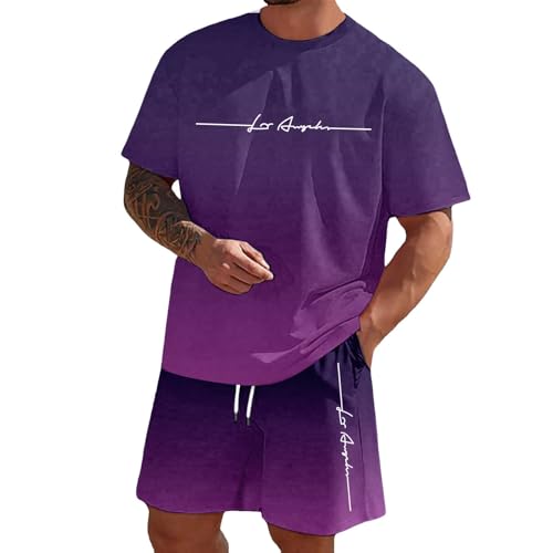 Regalo: un completo estivo essenziale per il guardaroba maschile. Perfetto per l'uso quotidiano casual/uscite/spiaggia/vacanze/feste/sport/golf/tennis/yoga/fitness/palestra/allenamento o viaggi in tutte le stagioni. Ideale come regalo per la festa del papà, San Valentino e compleanno per tuo marito, fidanzato, figlio, te stesso e altro ancora.