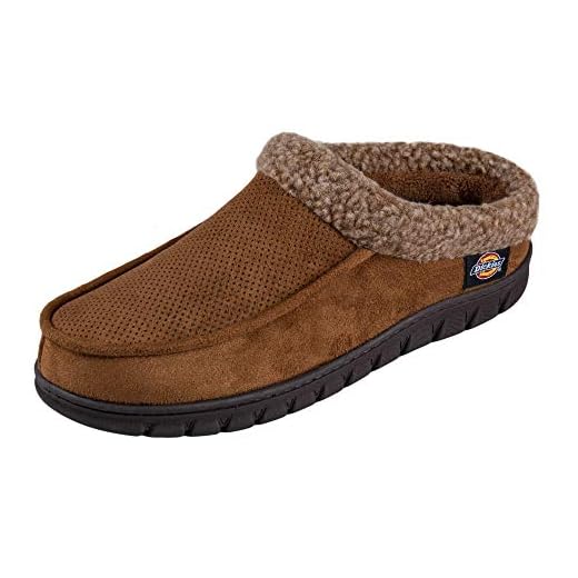 Dickies Men's Slipper, Tan, Medium