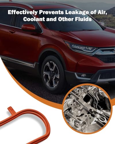 Image of 4PCS Engine Intake Manifold Gasket Compatible with Honda Civic 2016-2022 CR-V 2017-2022 Accord 1.5L 2018-2022 Replace 17105-5AA-004 171055AA004