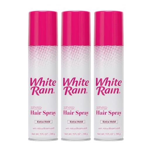 White Rain Hair Spray Aerosol Extra Hold 7 Ounces (Value Pack of 3)