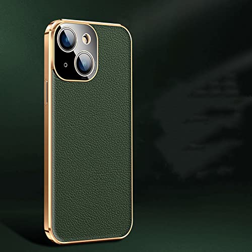 Coque silicone antichoc iPhone 13 Pro vert robuste