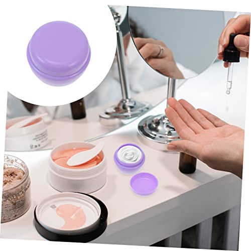 FOMIYES 24 Peças Caixa De Creme De Plástico Pote De Maquiagem Com Tampa Frascos De Creme Com Tampas