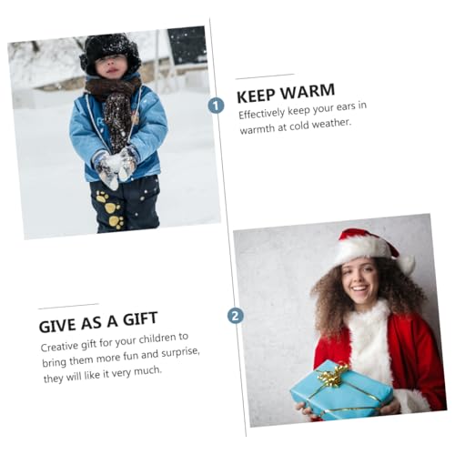 Boys and Girls Earmuffs Ear Cover Creative Ear Warmers for Girls Gradient Design for Cold Weather for Boy Girl2