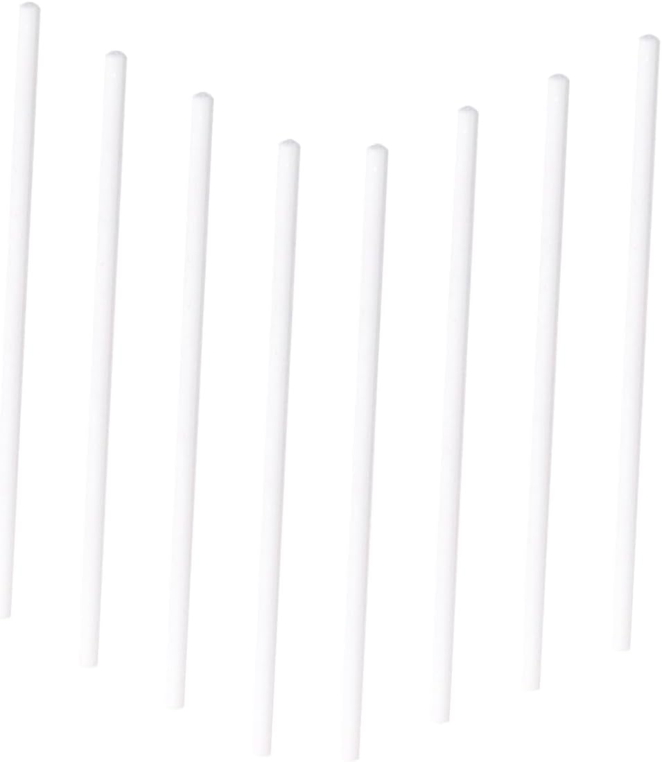 SEWACC 8pcs Ceramic Firing Rods for Jewelry Making High-Temperature Burning Sticks Durable DIY Tools for Pottery Kiln Essential Hanging Accessories for Crafts