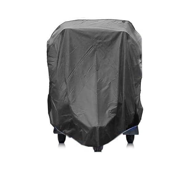 Image of Auto Rickshaw Cover Waterproof | Full Size Weatherproof 3-Wheeler Cover with Elastic Fit & Triple Stitching | Dust, Sun, Rain Protection for Electric & Petrol E-Rickshaw (Grey)
