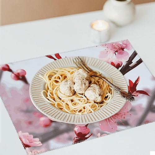 Sets de table en toile faciles à nettoyer pour éliminer les taches de repas - 7
