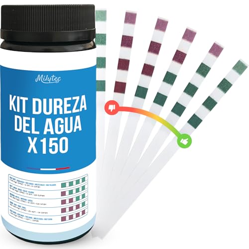 MILYTEC® Kit Dureza Agua x150 - Análisis de Agua para Piscinas...