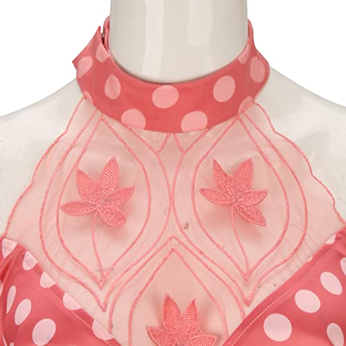 Foghorn Pretty In Pink Andie Walsh Cosplay Costume 80S Women Girls Andie Movie Prom Dress Satin Polka Dot Dress Outfit For Halloween (M) #TOP7