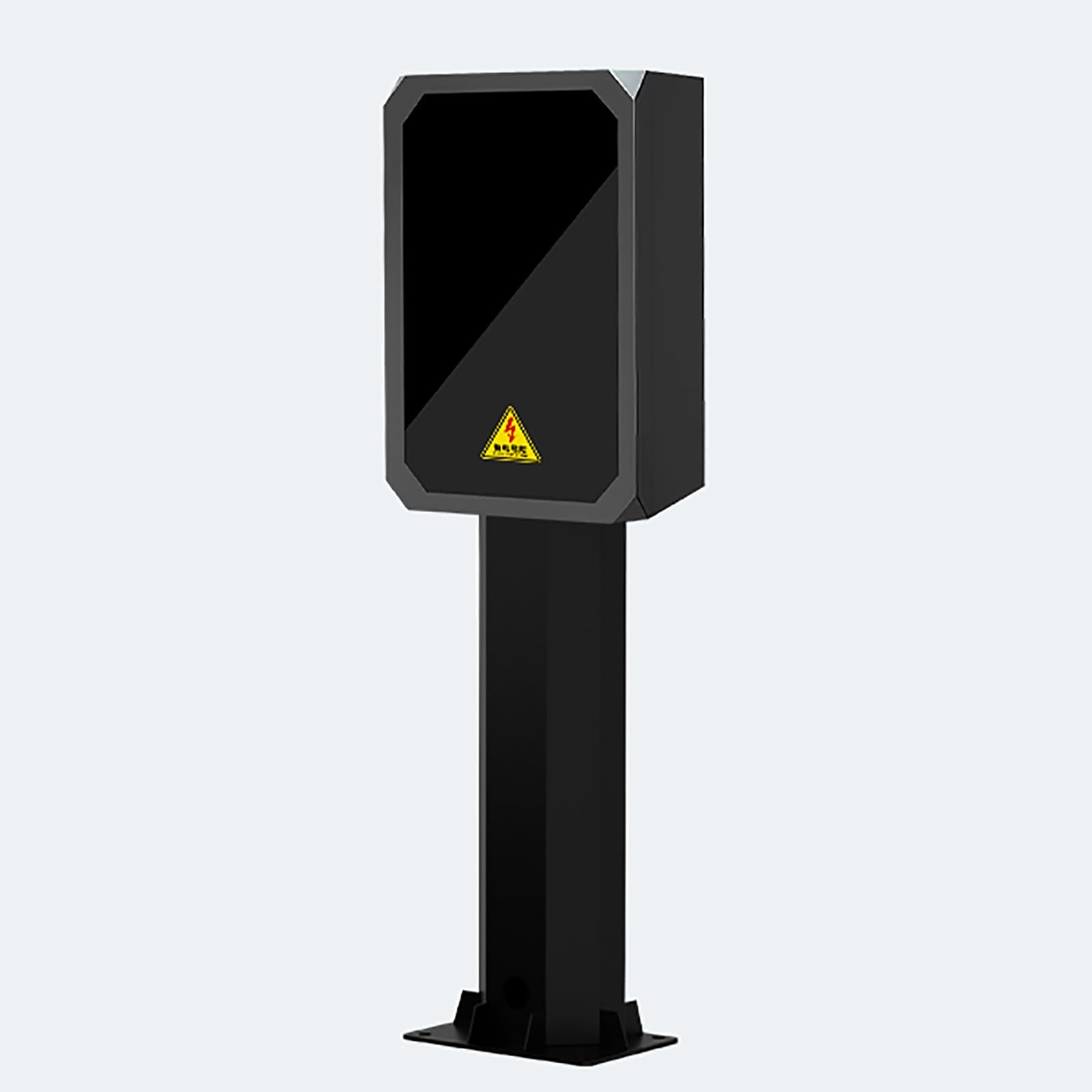 Caja protectora para cargador de vehículos eléctricos de exterior, caja de pedestal para cargador de vehículos eléctricos con cerradura, alta seguridad, con accesorios, compatible con la mayoría de