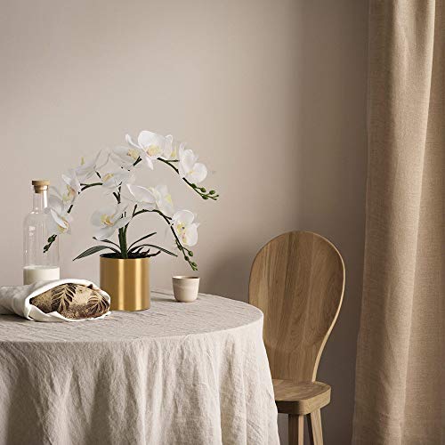 LESING Artificial Orchid Flower with Vase - Image 4