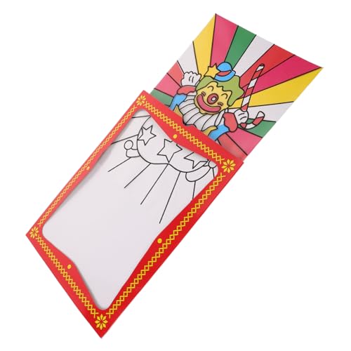 HONITANO Pintura que muda de cor truque de mago cartas de jogo truques de mago kit de mago papel