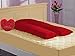 Comfort Collections Housse de coussin en forme de U pour maternité, allaitement, grossesse, tout le corps (housse rouge en U uniquement)
