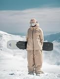 GSOU SNOW Damskie Męskie Baggy Spodnie Narciarskie Relaxed Fit