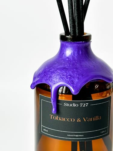 Reed-Diffusers-Set-Tobacco-Vanilla-338-Oz-Scented-6-Sticks-Diffuser-for-Bedroom-Bathroom-Home-Fragrance-Decor-Gift-Box-Made-in-USA Reed Diffusers Set Tobacco Vanilla 338 Oz Scented 6 Sticks Diffuser for Bedroom Bathroom Home Fragrance Decor Gift Box Made in USA