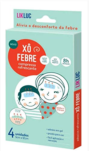 KIT LIKLUC - Aspirador Nasal Aspirar Baby com Estojo + Adesivos XÔ FEBRE 4 unidades + LIMPA CHUPETA