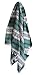 Del Mex Classic Mexican Blanket, Large Authentic Woven Falsa Throw (70