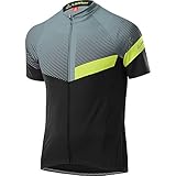 leicht LÖFFLER Stream Mid Full-Zip Fahrradtrikot Herren grau Größe EU 50 2021 Radtrikot kurzärmlig