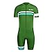UGLY FROG MUEN19 Wear Bike Plus Body Estivo Manica Corta Ciclismo, Rosso, Italy Team/Italy Flag