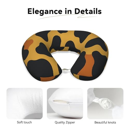 Almohada de viaje de espuma viscoelástica ergonómica miniatura 4
