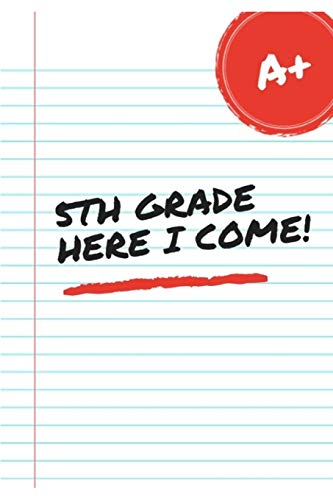 5th Grade Here I come: Best fifth grade books Journal, Diary, Blank lined Notebook for middle school boys and girls image 3