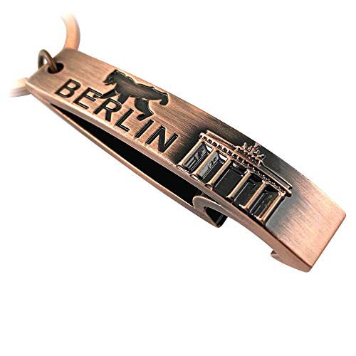 Key Ring Bottle Opener Berlin Souvenirs, Gift, Keepsake Made of Metal for Germany. Souvenirs, Lucky Charm and Courage