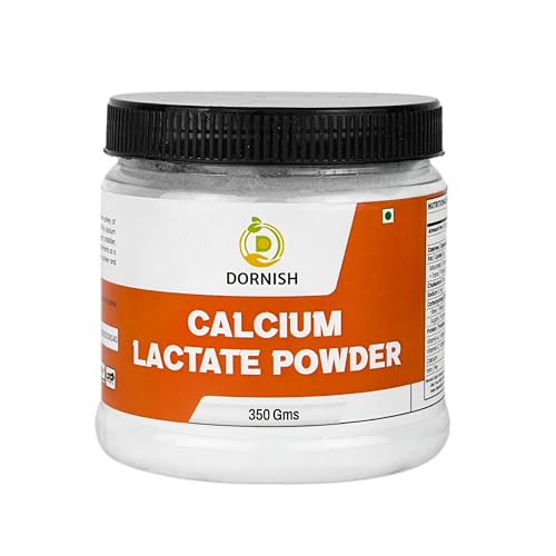 Image of Calcium Lactate Powder,350 Gms I Used as food preservative and Improvers / Food Thickener, Perfect for Spherification, Cheese Making, and Baking Applications I Perfect for Home Chefs, Commercial Kitchens, Food Technologists, and Educational Use | Ideal for Texturizing, Gelling and Stabilizing Foods