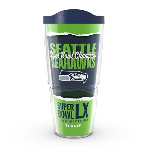 Tervis 24oz Tumbler | NFL Seattle Seahawks - Super Bowl LX Champions