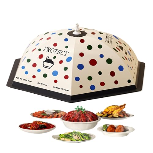 Cubierta de invierno plegable para calentador de alimentos, tienda de alimentos para mesa de comedor aislada, cubierta plegable a prueba de polvo que mantiene el calor para uso doméstico, picnic al