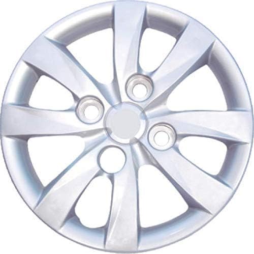 Image of Eon Wheel Cover Silver /Cap for Eon Set of 4 Pieces Size (12 inch Inch)