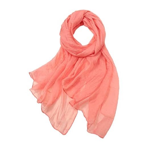 Soft Wool Scarves Women Summer Casual Colorful Multicolor Solid Color Chiffon Thin Regular Silk Scarf Scarf Men Scarf Thin (Watermelon Red, One Size)