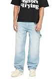 Die Baggy Fit Jeans mit hochwertiger Zusammensetzung und lockerer Passform ist ein absolut bequemes Must-have für Streetwear-Liebhaber