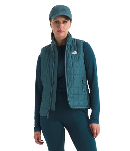 The North Face Womens Junction Insulated Vest - Water Resistant Heatseeker Insulation Stretch Binding & Zip Pockets Space Medium