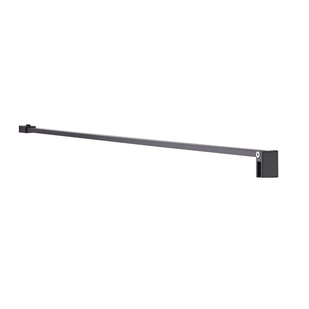 Milano Black Nero Wet Room Shower Enclosure Screen Support Arm Bar - 1000Mm