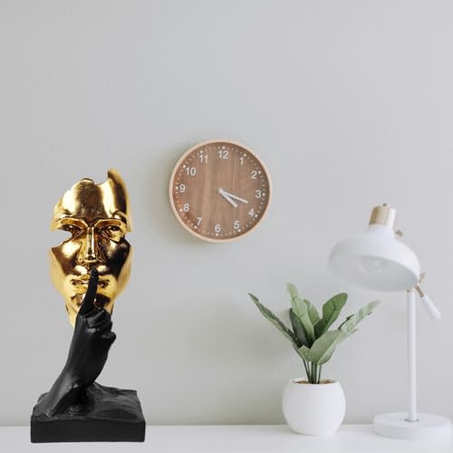 Estatua Thinker Decorativa de Resina Moderna 12.2 cm Alto miniatura 4