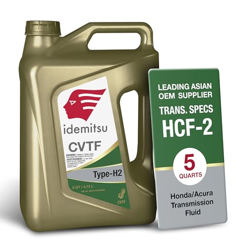 Idemitsu CVT Transmission Fluid HCF-2, Type H2 Transmission Oil for Honda Continuously Variable Transmissions (5 Quart) | Engineered for Advanced Performance and Protection