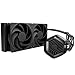 Cooler Master MasterLiquid 240 Atmos Stealth CPU Liquid Cooler - AIO Water Cooling System (TDP 280W), Dual Chamber Pump, Pre-Installed Mobius 120 Black Fans, LGA1851/1700 & AM5/AM4 Brackets
