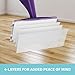 AIR U+ Disposable Mop Pad Refills for Swiffer Wet Jet Mops, Thickned and Absorbent Wet Pads Refill, 60 Count