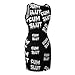 Cum Slut Funny Women's Dress Sleeveless Sexy Bodycon Mini Dresses Sexy XL