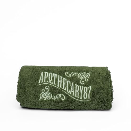 Apothecary 87, Barbers Embroided Shave Towel - 100% Luxury Cotton