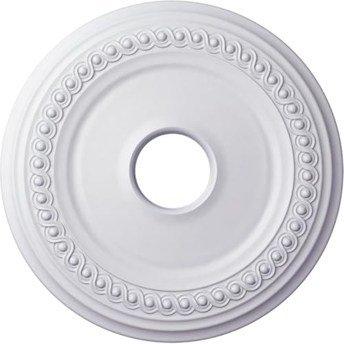 Ekena Millwork CM19CL 18 5/8-Inch OD x 4-Inch ID x 1 1/8-Inch P Classic Ceiling Medallion