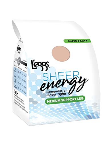 L'eggs Women's Sheer Energy Sheer Toe Pantyhose2