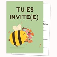 Lot De 10 Cartes D'Invitation Anniversaire Enfant Petits Chatons - Edition Colibri En Français