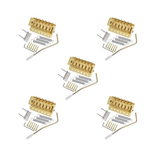 5 zestaw 6-strunowa gitara elektryczna Tremolo Bridge z Whammy Bar Gold