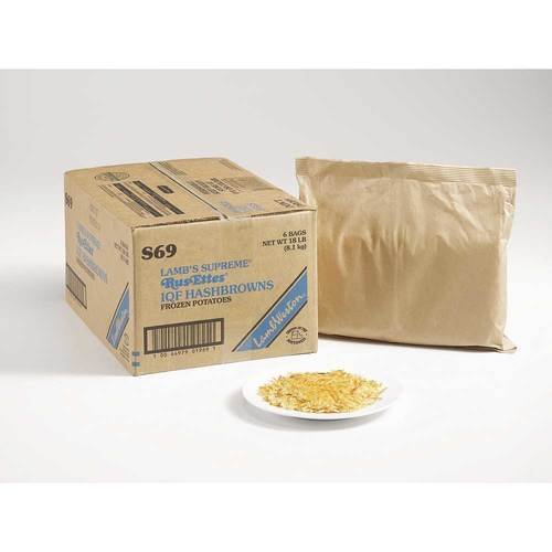 Lamb Weston Supreme Hash Browns and Formed Potato, 3 Pound -- 6 per case.