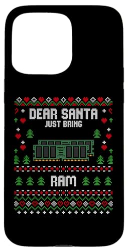 Dear Santa DDR5 RAM �R���s���[�^�[������ �N���X�}�X �A�O���[�Z�[�^�[ �X�}�z�P�[�X iPhone 15 Pro Max �p