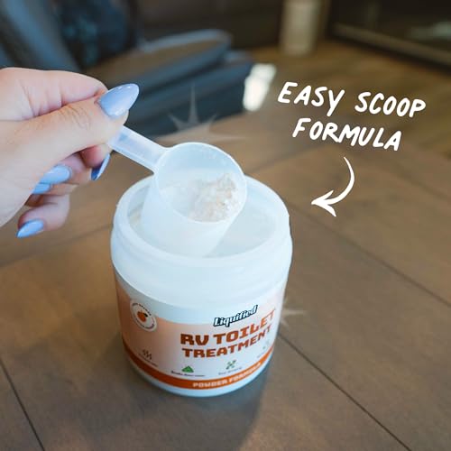 Liquified RV Toilet Treatment - Black Holding Tank Digester - Odor Eliminator - RV Black Tank Treatment - Orange Scent, Powder Formula - Made in The USA - Thumbnail 3